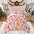 thumbnail image 1 of Manfei Merry Christmas Bedding Comforter Set for Kids, Gingerbread Man Twin Comforter Sets, Xmas Tree Print Reversible Bedding Set, Ultra Soft Home Decor, 2pcs, 1 of 9