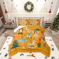 thumbnail image 1 of Manfei Merry Christmas King Size Comforter Sets,Nutcracker Soldier Bedding Comforter Set,Elf Girl Cute Mouse Bedding Set For Child,Breathable Home Decor Reversible,3-Piece, 1 of 8