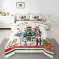 thumbnail image 1 of Manfei Merry Christmas Tree Bedding Comforter Set,Nutcracker Soldier Twin Comforter Sets,Chic Ballarina Girl Bedding Set For Child,Breathable Home Decor Reversible,2pcs, 1 of 8