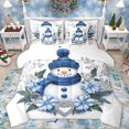 thumbnail image 1 of Manfei Merry Xmas 7-Piece Twin Bedding Sets,Cute Snowman Bedding Comforter Set,Rustic Christmas Flower Sheet Sets For Teens,Super Cozy Room Decor Reversible, 1 of 8