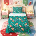 thumbnail image 1 of Manfei Merry Xmas Twin Sheets,Cartoon Animals Bedding,3 Pieces,1 Flat Sheet,1 Fitted Sheet and 1 Pillowcase, 1 of 6