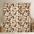 thumbnail image 1 of Manfei Milk Cow Print Blackout Curtains Set of 2 (52x84 Each),Kawaii Cattle Animal Window Curtains,Brown Beige Curtains and Drapes For Boys Kids,Super Cozy Room Decor, 1 of 6