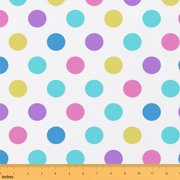 Manfei Mod Fabric by the Yard 1 Yard, Pop Art Home Decor Fabric by the Yard, Pink