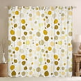 thumbnail image 1 of Manfei Modern Abstract Geometric Blackout Curtains Set of 2 (52x84 Each),Circle Circular Print Window Curtains,Beige Polka Dots Curtains and Drapes For Men Women,Super Cozy Room Decor, 1 of 6