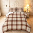 thumbnail image 1 of Manfei Modern Checkered Full Size Comforter Sets,Geometric Check Bedding Comforter Set,Light Green,Reversible,3-Piece,1 Comforter and 2 Pillowcases,3-Piece,1 Comforter and 2 Pillowcases, 1 of 7