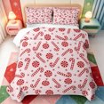 thumbnail image 1 of Manfei Modern Christmas Animals Quilt Full,Western Xmas Festive Full Bedspread Sets,3pcs,1 Coverlet and 2 Pillowcases, 1 of 7