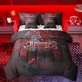 thumbnail image 1 of Manfei Modern Gamepad 7-Piece Twin Bedding Sets,Console Game Lovers Bedding Comforter Set,Spooky Halloween Spider Sheet Sets For Boy,Breathable Home Decor Reversible, 1 of 7