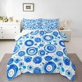 thumbnail image 1 of Manfei Modern Geometric Geometric Bedding Comforter Set,Watercolor Splatter Ink Twin Comforter Sets,Blue White Bedding Set For Teens,Luxury Bedroom Decor Reversible,2-Piece, 1 of 8