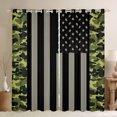 thumbnail image 1 of Manfei Modern Geometric Geometric Blackout Curtains,Minimalist Stripes Lines Curtains Pack of 2 (38x45 Each),Green Camouflage Window Curtains For Teens,Luxury Bedroom Decor, 1 of 6