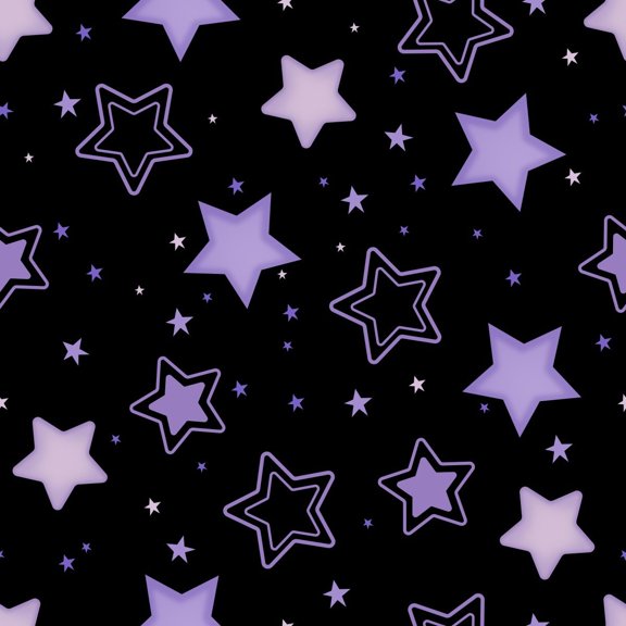 Manfei Modern Geometric Stars 7-Piece Twin Bedding,Galaxy Theme Bedding Comforter Set,Black Purple,Black Reversible