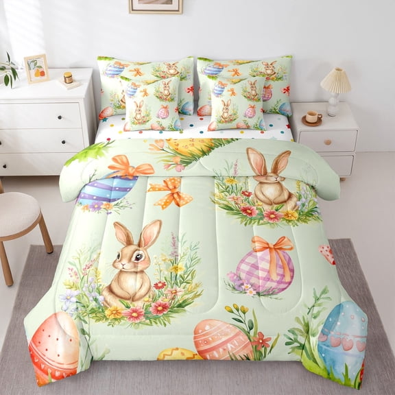 Manfei Modern Motorcycle Bedding Sets Twin Size, Extreme Sports Bed in a Bag Twin size, Checkered Geometric Reversible Comforter Sets with Sheets, Super Cozy Bedroom Decor, 7pcs