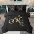 thumbnail image 1 of Manfei Modern Motorcycle Player Bedding Comforter Set 7pcs, Camo Dirt Bike Queen Bedding Sets, Teens Kids Boys Girls Reversible Queen Sheet Sets, Microfiber Bedroom Decor, 1 of 7