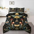 thumbnail image 1 of Manfei Moon Sun Stars Bedding Comforter Set 2pcs for Teens Adults,Flowers Mushroom Moth Twin Comforter Sets Microfiber,Bohemian Theme Breathable Bedding Set,Luxury Bedroom Decor,Reversible, 1 of 8