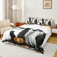 thumbnail image 1 of Manfei Mystic Western Witch Bed Sheets, Gothic Halloween Pumpkin King Sheets, Teens Kids Child Sheet Set, Ultra Soft Home Decor, 4 Pieces, 1 of 7