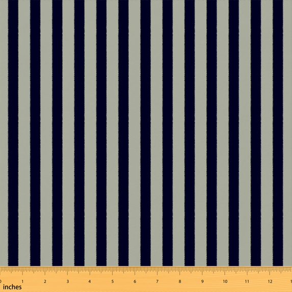 Text Tile Material Manfei Navy Pinstripe Fabric by the Yard 1 Yard, Sage Line Home Decor ...