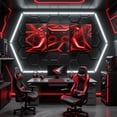 thumbnail image 1 of Manfei Neon Gamepad Framed Wall Art for Bedroom and Living Room, Set of 3, 1 of 4