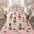 thumbnail image 1 of Manfei Nutcracker Bedding Comforter Set for Kids Girls, Merry Xmas Christmas Twin Comforter Sets, Colorful Candy Stars Bedding Set, Super Cozy Room Decor, Reversible 2-Piece, 1 of 8