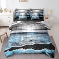 thumbnail image 1 of Manfei Ocean 7-Piece Twin Bedding Sets,Sea Beach Bedding Comforter Set,Rustic Seaside Sheet Sets For Men Women,Super Cozy Room Decor Reversible, 1 of 8