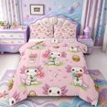 thumbnail image 1 of Manfei Ocean Axolotl Queen Comforter Set,Adorable Salamander Comforter Sets Queen,Pink Reversible,3-Piece,1 Comforter and 2 Pillowcases, 1 of 7