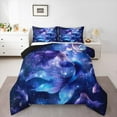 thumbnail image 1 of Manfei Ocean Mermaid 3pcs King Size Comforter Sets,Dreamy Princess Bedding Comforter Set,Universe Galaxy Super Cozy Bedding Set,Breathable Marine Home Decor,Reversible, 1 of 8
