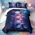 thumbnail image 1 of Manfei Ocean Themed Amphibian Axolotl Quilt Full,Cute Salamander Pattern Full Bedspread Sets,3pcs,1 Coverlet and 2 Pillowcases, 1 of 7