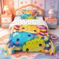thumbnail image 1 of Manfei Ocean Wildlife Axolotl Twin Comforter Sets,Watercolor Salamander Print Bedding Set,Polkadot Reversible,2-Piece,1 Comforter and 1 Pillowcase, 1 of 7