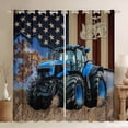 thumbnail image 1 of Manfei Off-Road Vehicle Black Out Curtains,American Flag Curtains Pack of 2 (42x63 Each),Blue Brown Bedroom Curtains For Boys Kids,Microfiber Bedroom Decor, 1 of 6