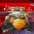 thumbnail image 1 of Manfei Oil Painting Artwork Queen Comforter Set,Graffiti Drum Kit Bedding Sets,Musical Instrument Theme Bedding Comforter Set For Girls Boys,Super Cozy Room Decor Reversible,3 Pieces, 1 of 8