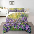 thumbnail image 1 of Manfei Oil Painting Flowers Bedding Comforter Set 2pcs for Boys Girls,Dreamy Princess Twin Comforter Sets Microfiber,Spring Garden Breathable Bedding Set,Super Cozy Room Decor,Reversible, 1 of 8