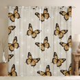 thumbnail image 1 of Manfei Orange Butterfly Print Curtains Pack of 2 (42x84 Each), Romantic Dandelion Flower Curtains Blackout, Vintage French Style Bedroom Curtains, Curtains Blackout Home Decor, 1 of 6