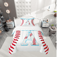 thumbnail image 1 of Manfei Personalized Initial A Twin Comforter Sets 2pcs,Baseball Sport Bedding Set, 1 of 6