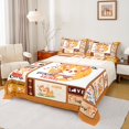 thumbnail image 1 of Manfei Pet Animal Dogs Twin Sheet Sets,Kawaii Corgi Twin Fitted Sheet,Puppy Dog Printed Flat Sheet For Boys Girls,Lightweight Room Decor,3 Pieces, 1 of 7