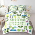 thumbnail image 1 of Manfei Pickleball Bed in a Bag Twin Size,Sport Theme Bed Set,Green Bitter Melon Bedding Twin Size For Girls Boys,Super Cozy Room Decor Reversible,7 Pieces, 1 of 7