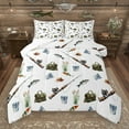 thumbnail image 1 of Manfei Pike Fish Bedding Comforter Set,Outdoor Fishing Hook Twin Comforter Sets,Rustic Farmhouse Cabin Bedding Set For Boys Teens,Microfiber Bedroom Decor,2-Piece, 1 of 9