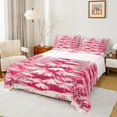 thumbnail image 1 of Manfei Pink Pine Full Size Sheets,Tropical Plant Bed Sheets,Natural Theme Sheet Sets For Kids,Microfiber Bedroom Decor,4 Pieces, 1 of 7
