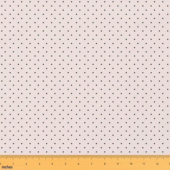 Manfei Pop Art Fabric by the Yard 2 Yards, Spot Sewing Fabric, Yellow