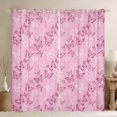 thumbnail image 1 of Manfei Princess Butterfly Black Out Curtains, Flower Floral Print Curtains Pack of 2 (42x63 Each), Teen Kid Girl Female Adult Bedroom Curtains, Curtains and Drapes Decor, 1 of 6