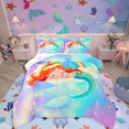 thumbnail image 1 of Manfei Princess Mermaid 3pcs King Size Comforter Sets,Cute Rainbow Bedding Comforter Set,Universe Galaxy Super Cozy Bedding Set,Ultra Soft Cartoon Home Decor,Reversible, 1 of 8