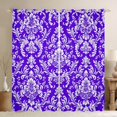 thumbnail image 1 of Manfei Purple Damask Flower Curtains Pack of 2 (42x84 Each), Tribal Hippie Mandala Curtains Blackout, Teen Adult Female Man Bedroom Curtains, Curtains and Drapes Room Decor, 1 of 6