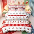 thumbnail image 1 of Manfei Red-Green Buffalo Plaid Christmas 7-Piece Twin Bedding,Winter Holiday Bedding Comforter Set,Xmas Reversible, 1 of 7