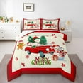 thumbnail image 1 of Manfei Red Truck 2pcs Bedding Comforter Set,Xmas Snowman Twin Comforter Sets,Happy New Year Bedding Set,Lightweight Christmas Bedroom Decoration,Reversible, 1 of 8