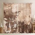 thumbnail image 1 of Manfei Retro Abstract Art Blackout Curtains Set of 2 (52x84 Each) for Women, Minimalst Minimalism Window Curtains, Brown Oil Printing Curtains and Drapes, Curtains and Drapes Decor, 1 of 6