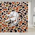 thumbnail image 1 of Manfei Retro Duck Camo Shower Curtain 72Wx72L, Countryside Camouflage Shower Curtain 72Wx72L, Wheat Orange, 1 of 5