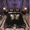 thumbnail image 1 of Manfei Retro Rustic Butterfly Bedding Comforter Set for Adult, Damask Floral Print Twin Comforter Sets, Mandala Tribal Style Reversible Bedding Set, Ultra Soft Home Decor, 2pcs, 1 of 8