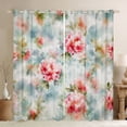 thumbnail image 1 of Manfei Retro Rustic Flower Blackout Curtains Set of 2 (52x84 Each),Natural Plant Window Curtains,Ink Apinkting Aesthetic Curtains and Drapes For Girls Kids,Super Cozy Room Decor, 1 of 6