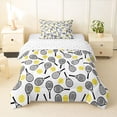 thumbnail image 1 of Manfei Retro Tennis Twin Comforter Sets For Boys,Athletic Ball Racket Bedding Set,Multitone,Reversible,2pcs,1 Comforter and 1 Pillowcase, 1 of 8