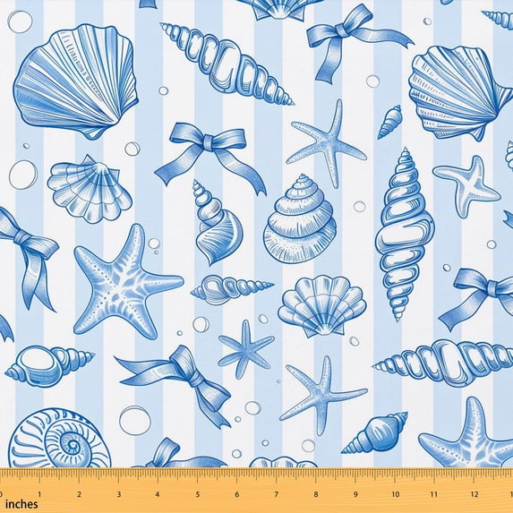 Manfei Romantic Fabric by the Yard 1 Yard, Dainty Home Decor Fabric by the Yard, Green