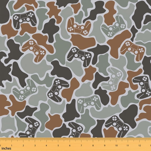 Manfei Rugged Fabric by the Yard 5 Yards, Adventure Fabric for Sewing