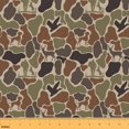 Manfei Rust Camouflage Fabric by the Yard 3 Yards, Buck Silhouette Room ...