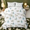 thumbnail image 1 of Manfei Rustic Animal Mallard Quilt King,Farmhouse Duck King Coverlet Set,3pcs,1 Bedspread and 2 Pillowcases, 1 of 7
